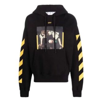 Sweat à capuche Caravaggio « Black Yellow »