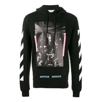 Sweat à capuche Diag Caravaggio « Black Pink »