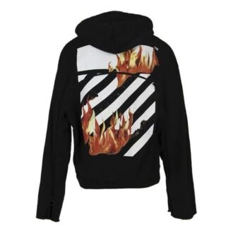 Sweat à capuche Diag Fire Back Zip