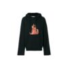 Off-White Hommes Imprimé flammes Noir