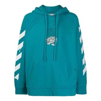 Sweat à capuche Drop of Water Arrows pour homme, bleu océan