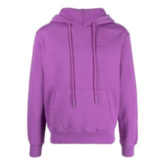 Sweat à capuche en coton avec logo imprimé