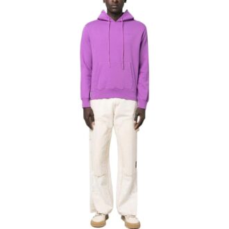 Sweat à capuche en coton avec logo imprimé