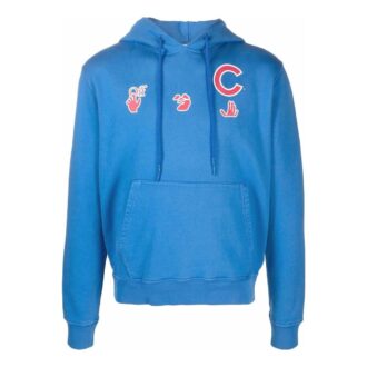 Sweat à capuche en jersey de coton MLB Chicago Cubs « Bleu »