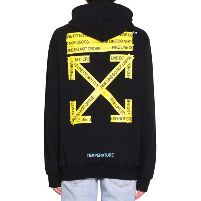 Sweat-shirt Fire Tape « Noir »