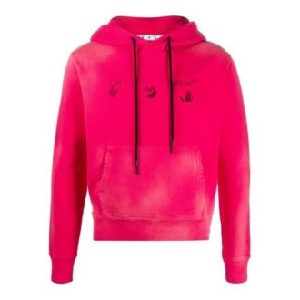 Sweat à capuche FW20 avec logo délavé, rose