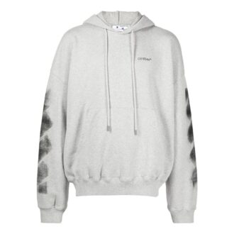 Sweat à capuche Jumbo Arrow Boxy « Melange Grey Black »