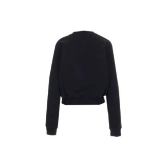 Sweat à capuche à manches longues avec logo Off-White imprimé, version standard, noir