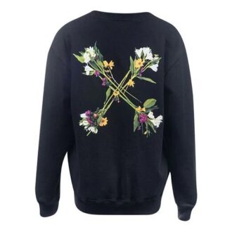 Sweat à capuche noir Off-White avec flèches