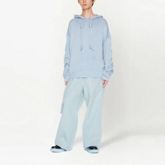 Sweat à capuche Off-White en tricot 3D Diag « Bleu pâle »