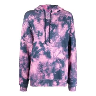 Sweat à capuche Off-White Tie Dye à motif Arrows « Rose Bleu »
