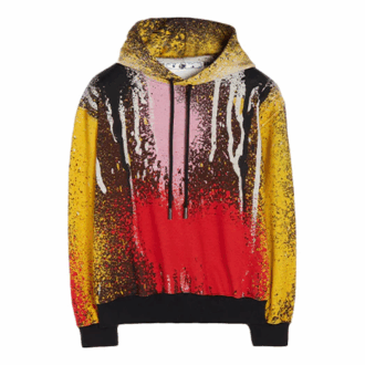 Sweat à capuche Off-White x Katsu Crossover FW21 Rouge