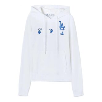 Sweat à capuche Off-White x MLB x New Era Tripartite Crossover « Blanc »