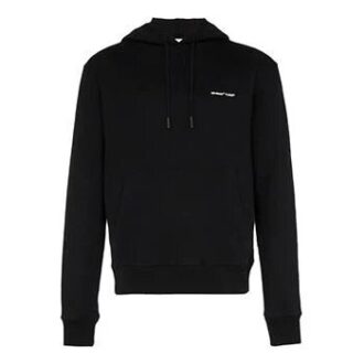 Sweat à capuche slim avec logo SS19 « Noir »