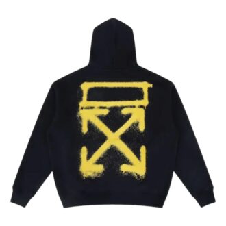 Sweat à capuche Sprayed Arrow « Noir »