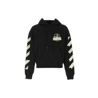 Sweat à capuche Tape Arrows Over « Noir/Beige »