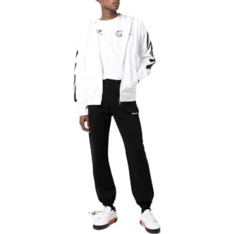 Sweat à capuche zippé avec imprimé Wave Diag