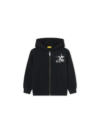 Sweat à capuche zippé Graffiti
