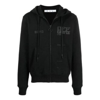 Sweat-shirt Arrows pour homme SS21, coupe ajustée, noir