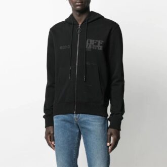 Sweat-shirt Arrows pour homme SS21, coupe ajustée, noir
