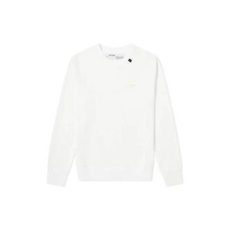 Sweat-shirt blanc à flèches en acrylique pour homme C/O Virgil Abloh