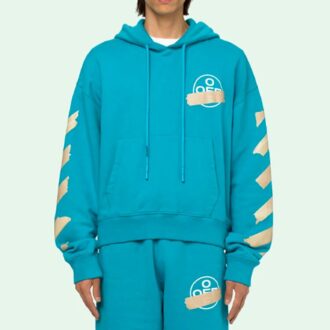 Sweat-shirt à capuche SS20 pour homme, bleu