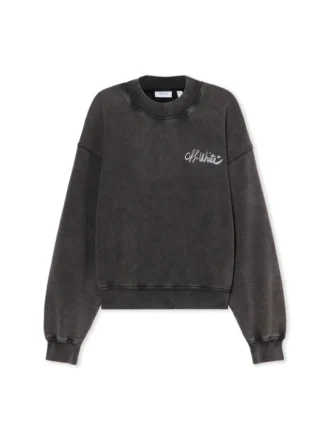Sweat-shirt à col rond Off Marker Over