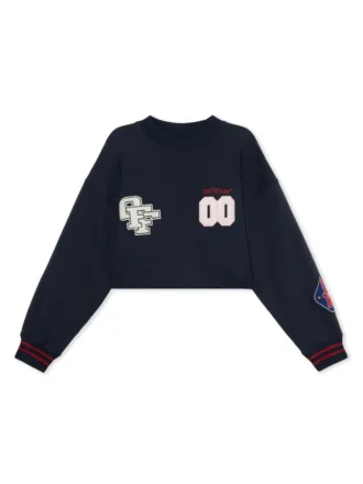 Sweat-shirt court Royal Patch