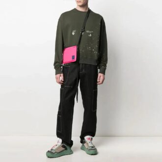 Sweat-shirt de sport oversize pour homme SS21, vert