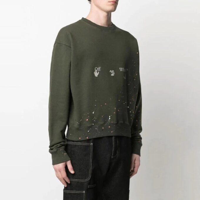 Sweat-shirt de sport oversize pour homme SS21, vert
