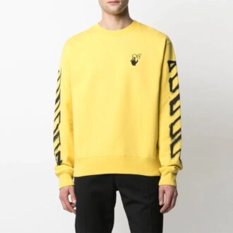 Sweat-shirt de sport pour homme SS21 Jaune