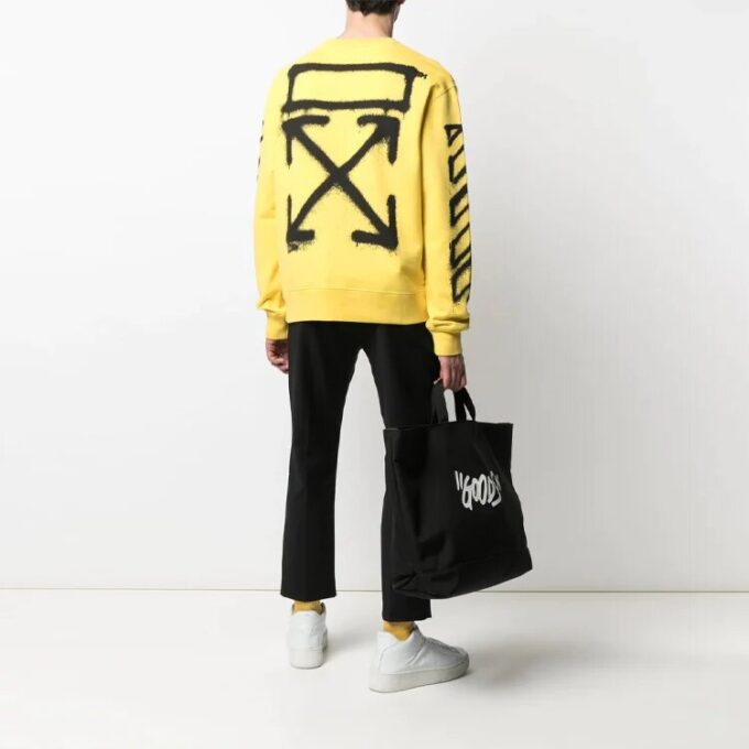 Sweat-shirt de sport pour homme SS21 Jaune