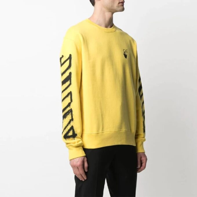 Sweat-shirt de sport pour homme SS21 Jaune