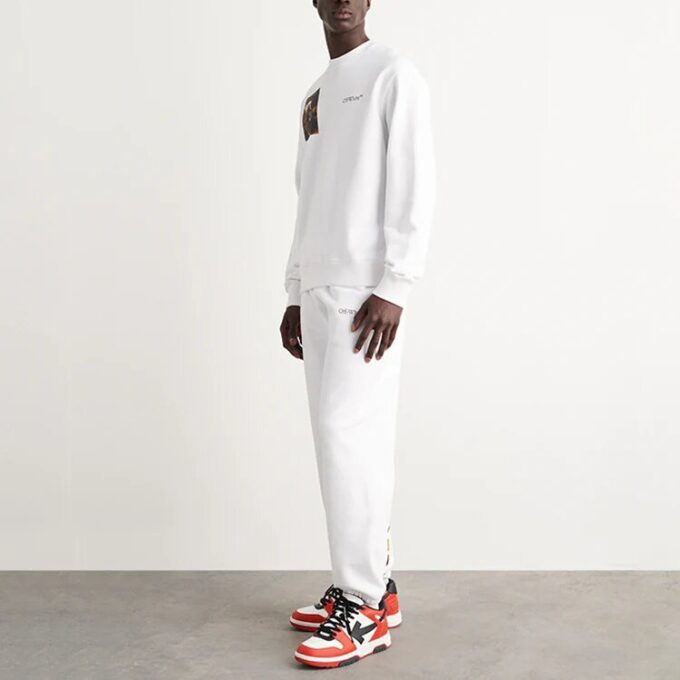 Sweat-shirt en coton imprimé Caravaggio FW22
