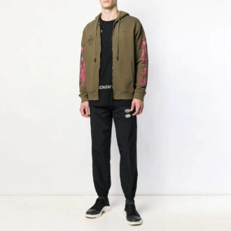 Sweat-shirt en coton à manches longues avec logo SS19