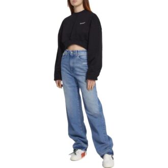 Sweat-shirt en coton Off-White « Noir »