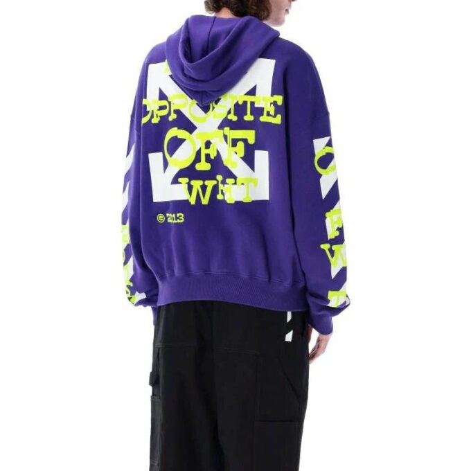Sweat-shirt en coton Opposite Arrow
