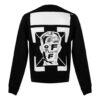 Sweat-shirt FW20 « Black White » avec flèche et visage masqué
