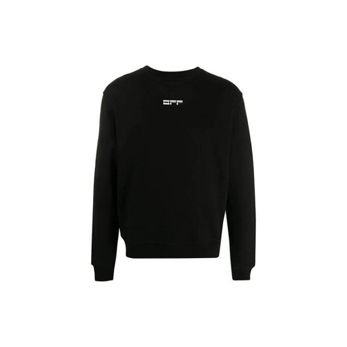 Sweat-shirt FW20 « Black White » avec flèche et visage masqué