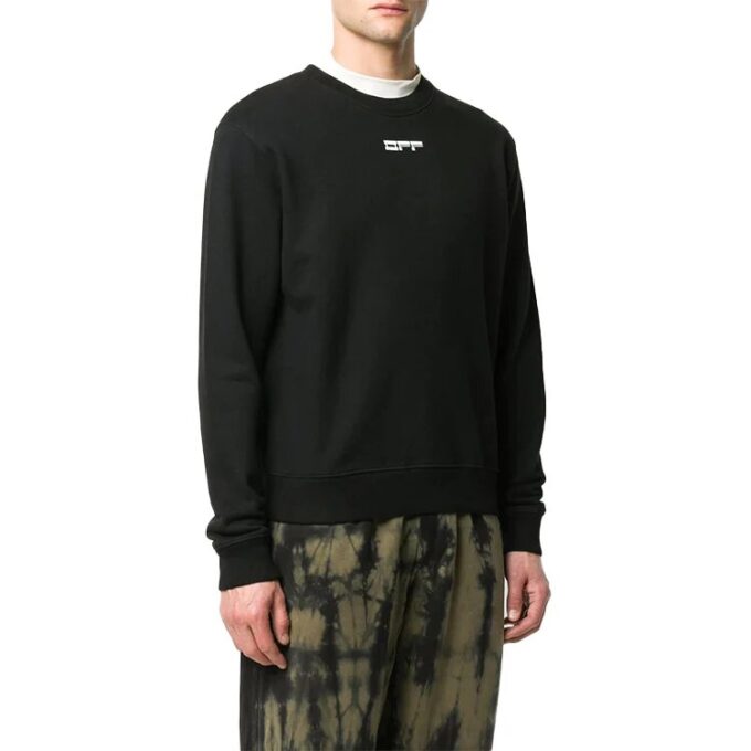 Sweat-shirt FW20 « Black White » avec flèche et visage masqué