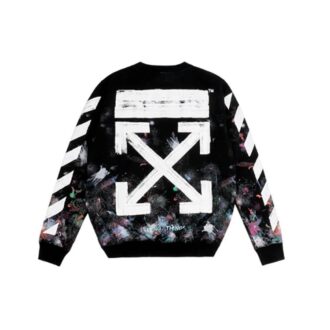 Sweat-shirt Galaxy Brushed Print « Black »