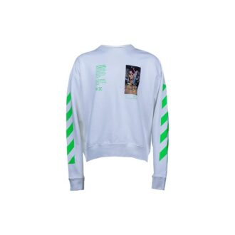 Sweat-shirt homme oversize blanc
