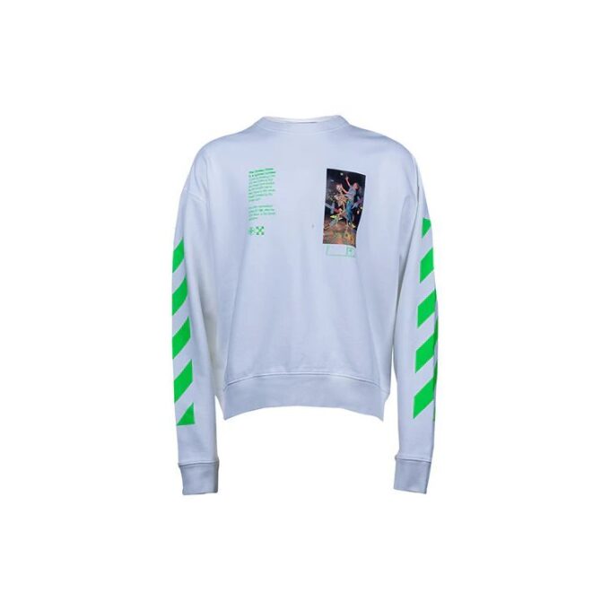 Sweat-shirt homme oversize blanc