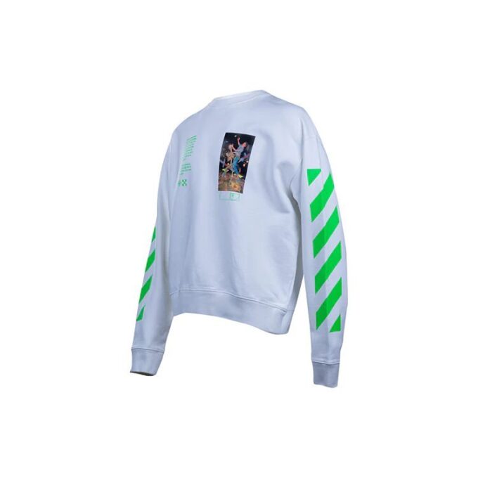 Sweat-shirt homme oversize blanc