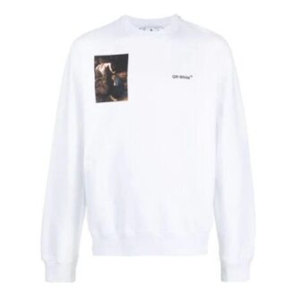 Sweat-shirt imprimé Caravaggio « Blanc »