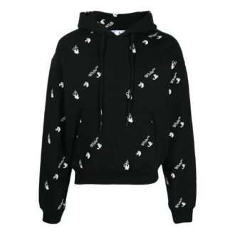 Sweat-shirt à logo pour homme SS21 Noir
