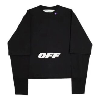 Sweat-shirt à manches longues en coton pour homme