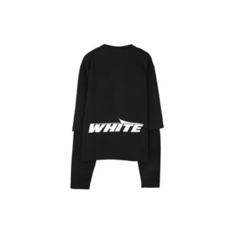 Sweat-shirt à manches longues en coton pour homme