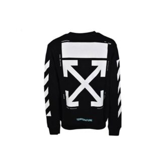 Sweat-shirt Monalisa Diagonals Print pour homme, noir