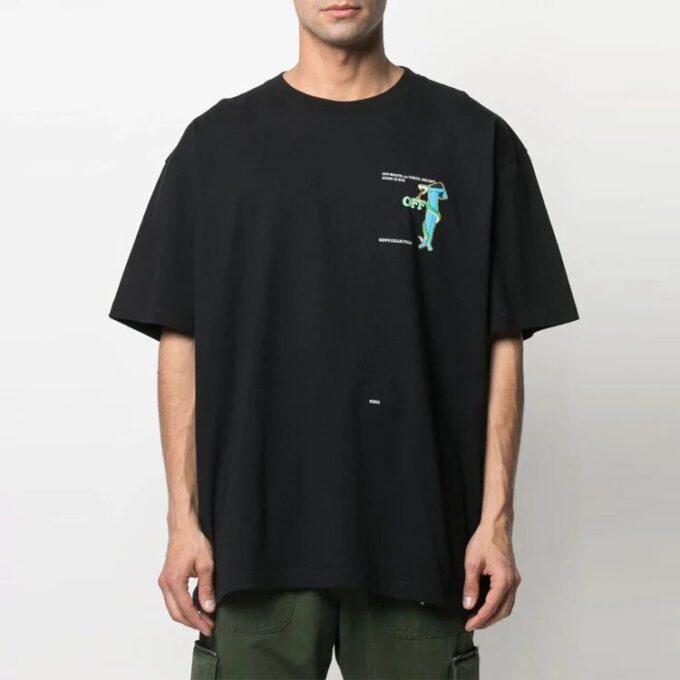 T-shirt Adam Is Eve Over « Noir/Blanc »